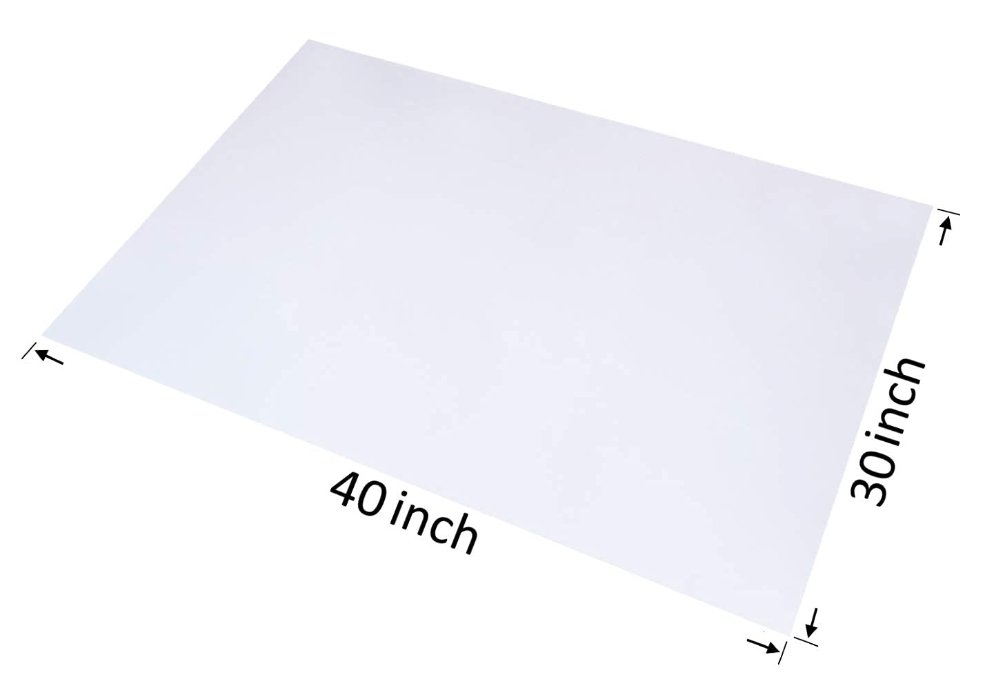 Wowfit 10 CT 30x40 inches 1.6 Mil Clear Plastic Flat Open Poly Bags Great for Proving Bread, Storing Poster Painting and Drawing, Packaging and More (30 x 40 inches)